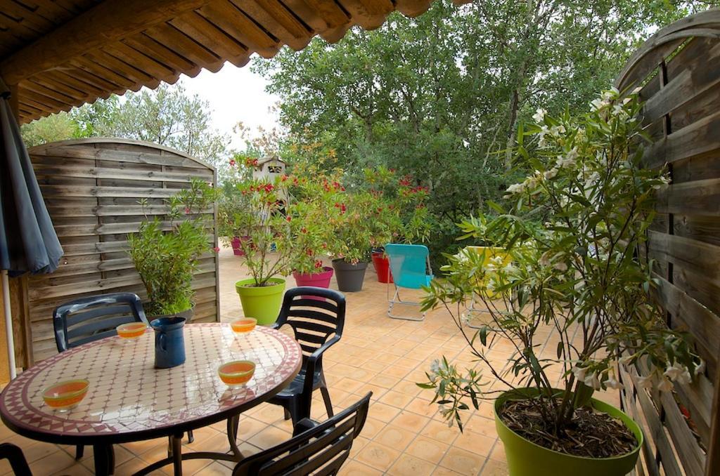Gites La Bambouseraie Labeaume Exterior foto